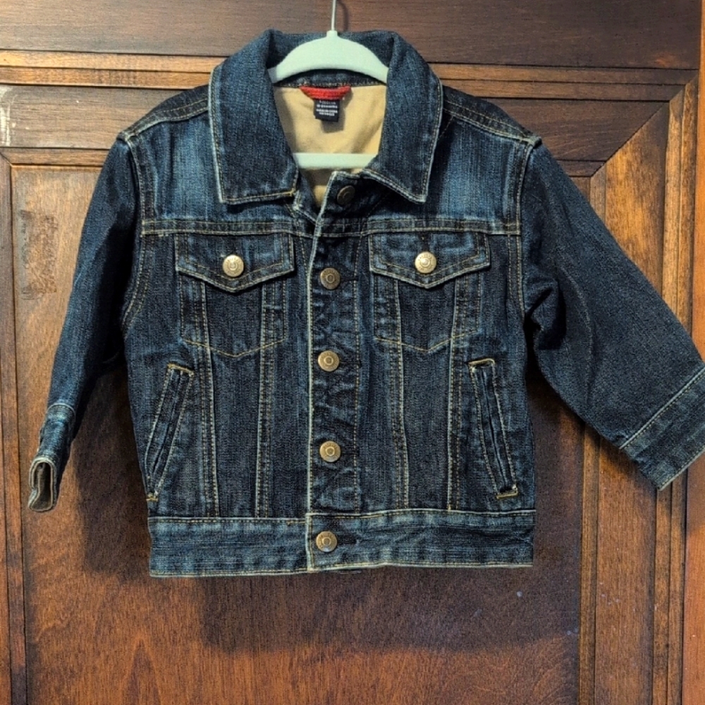 Baby Gap Dark Wash Denim Jean Jacket Toddler 18 - 24 months
